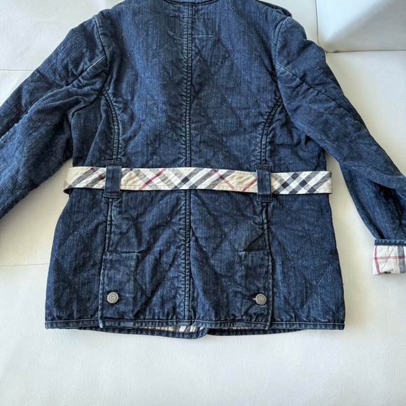 Baby kid vest jacket denim jean 8T Burberry blue - Picture 4 of 6